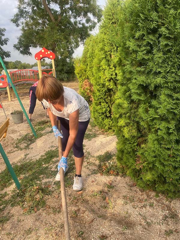 субботник в парковой зоне